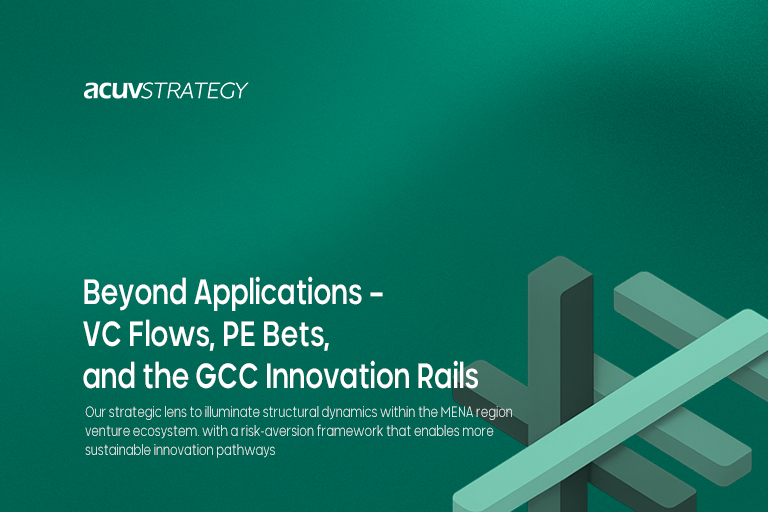 Beyond Applications – VC Flows, PE Bets, and the GCC Innovation Rails